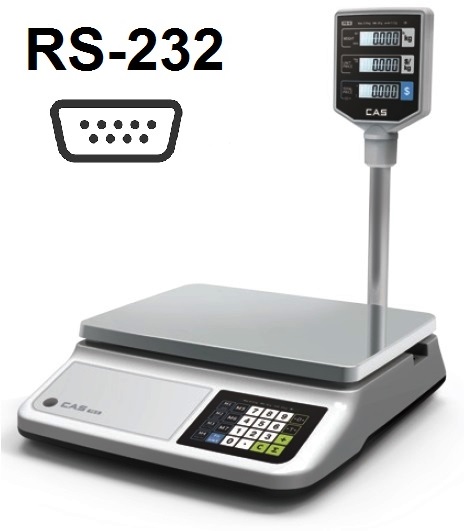 Obchodná váha CAS PR-II P-RS do 15 kg