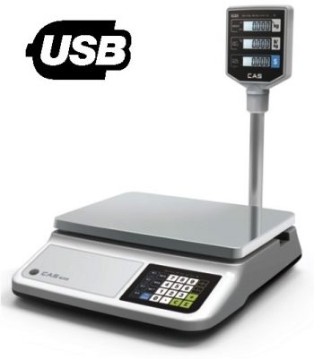 Obchodná váha CAS PR-II P-USB do 15 kg