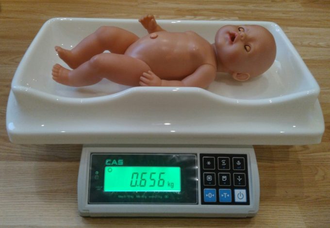 Kojenecká váha CAS ED Baby do 30 kg