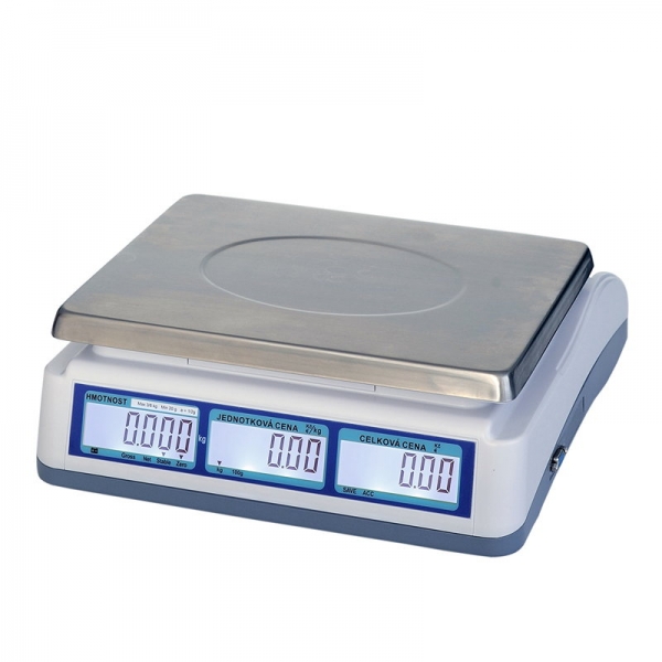T-Scale QTP-15 do 15 kg - obchodná váha