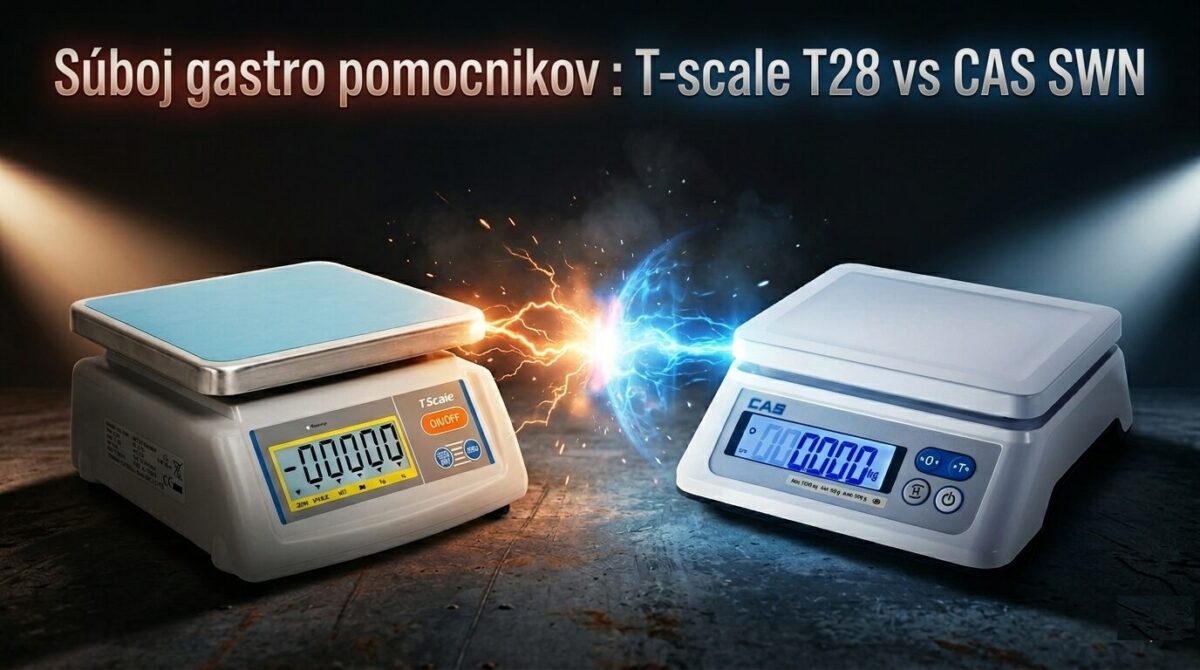 Súboj gastro váh: T-Scale T28 vs. CAS SWN do 15 kg